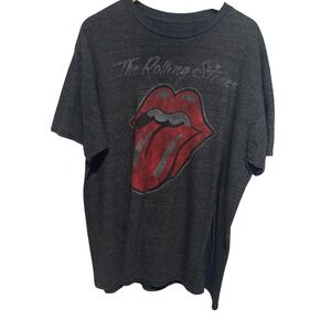 The Rolling Stones Men's Charcoal Short Sleeve Tee Size XL